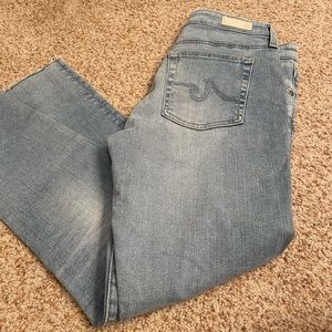 AG Farrah high rise skinny ankle jeans